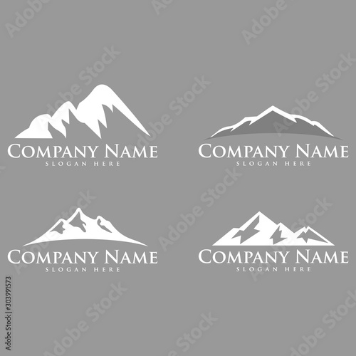 mountain logo icon vector design symbol