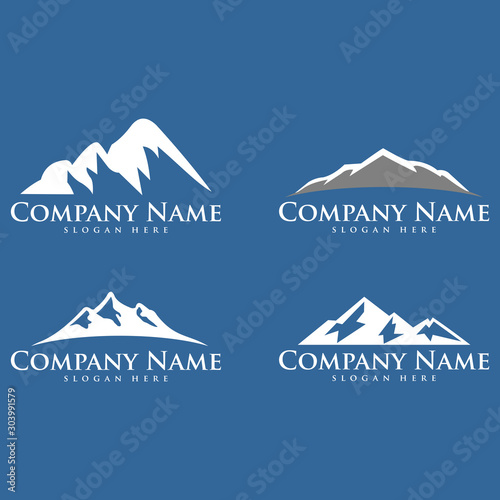 mountain logo icon vector design symbol