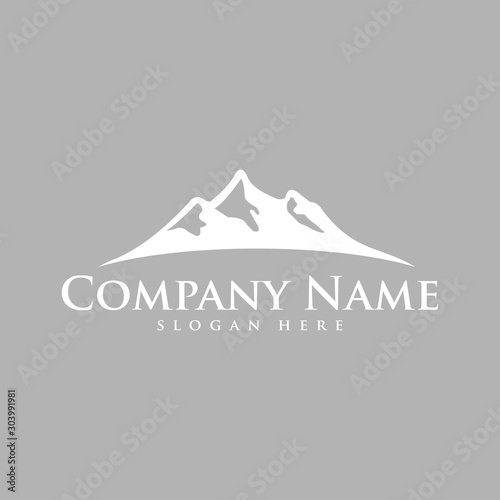 mountain logo icon vector design symbol