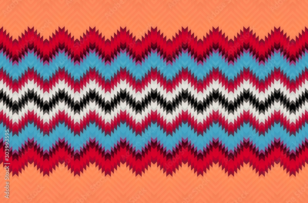 Pattern sweater christmas seamless background, fabric ornamental.