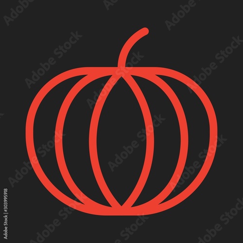 paprika icon isolated on abstract background
