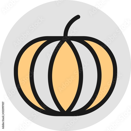 paprika icon isolated on abstract background