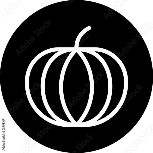 paprika icon isolated on abstract background