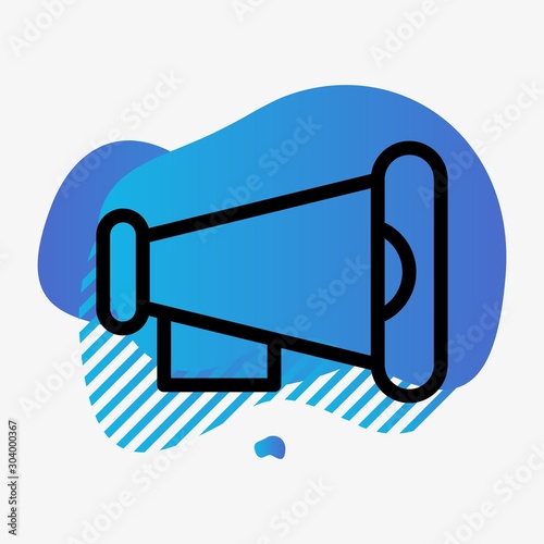 viral icon isolated on abstract background