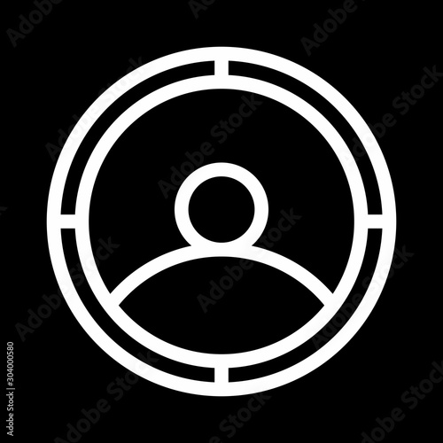 targeting icon isolated on abstract background