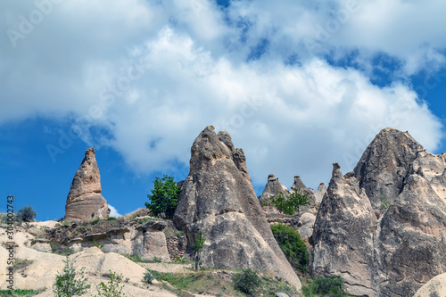 Rose Valley Trail Goreme Cappadocia landscape  Turkey