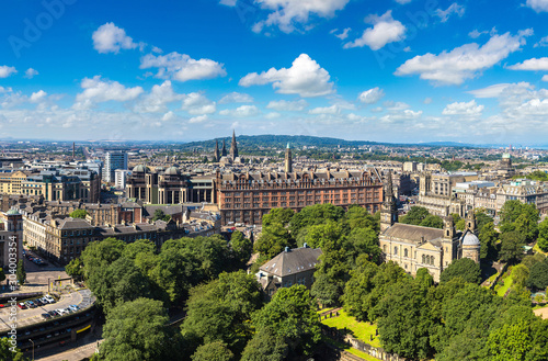 Panoramic view of Edinburgh, Scotland