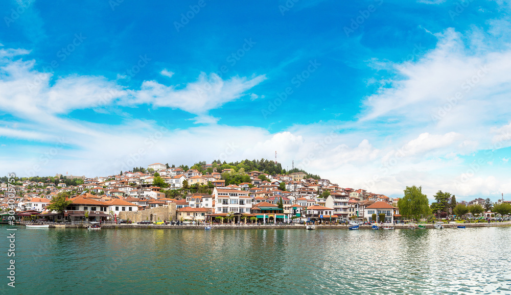 Panorama of Ohrid city