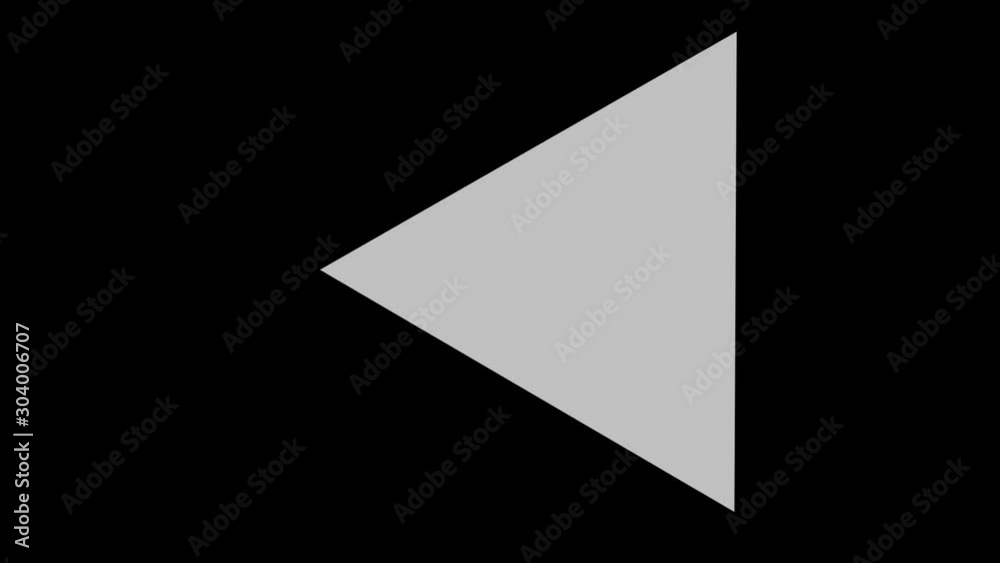 Dynamic black and white transition vertical animation with V shapes