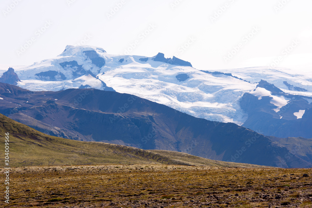 Skaftafell National Park is a part of the larger Vatnajökull National Park in Iceland, Europe.