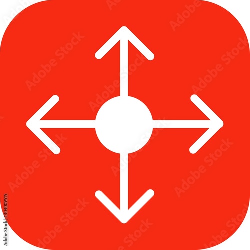 reticle icon isolated on abstract background