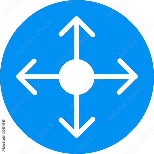 reticle icon isolated on abstract background