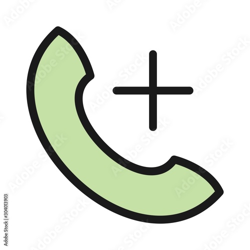 help line icon isolated on abstract background