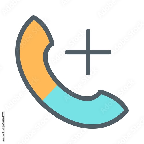help line icon isolated on abstract background