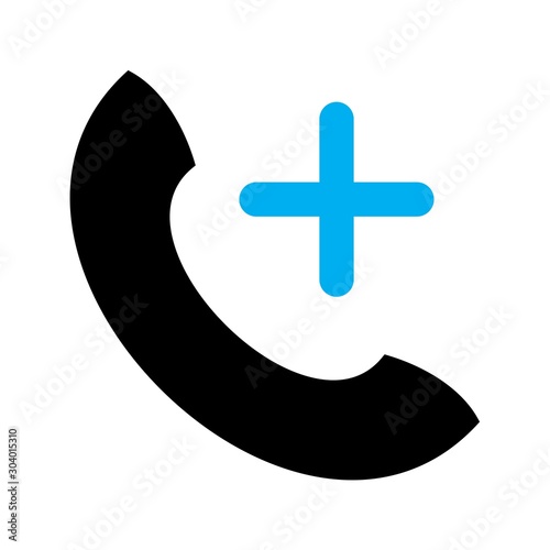 help line icon isolated on abstract background