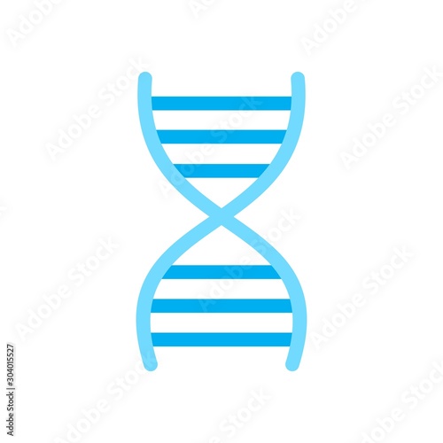 Dna icon isolated on abstract background