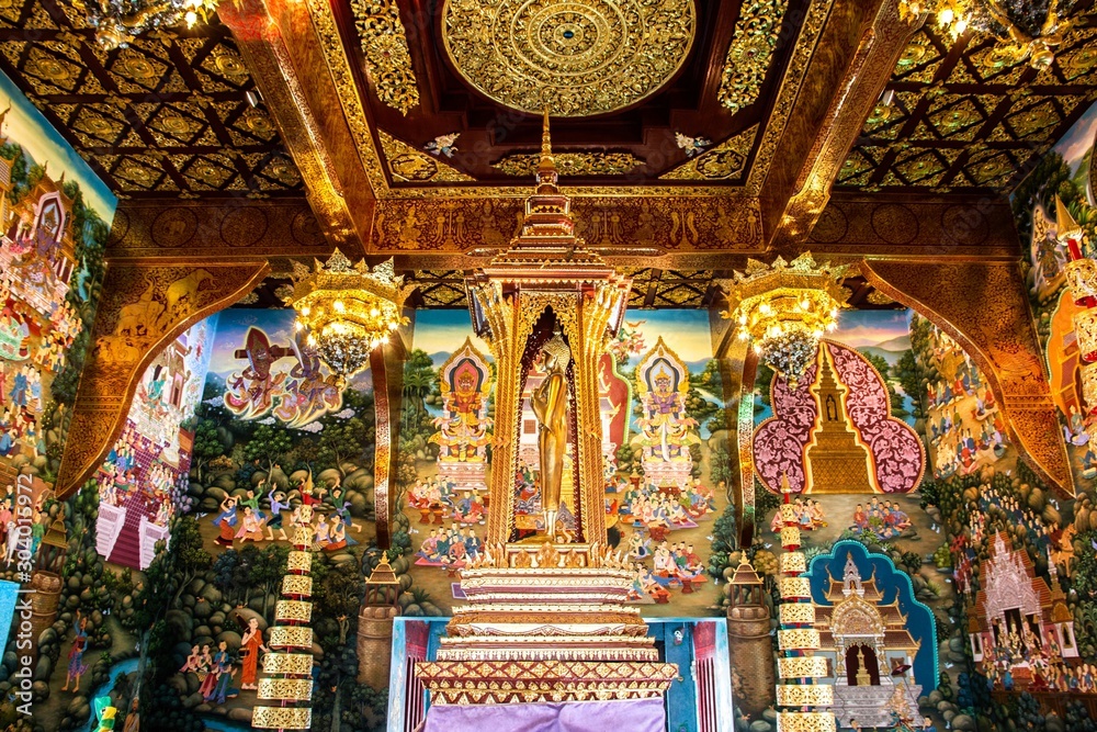  inside Chiang Mai city pillar, the Sao Inthakhin
