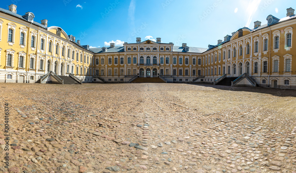 Rundale Palace in Latvia