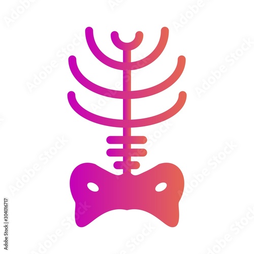  x ray icon isolated on abstract background