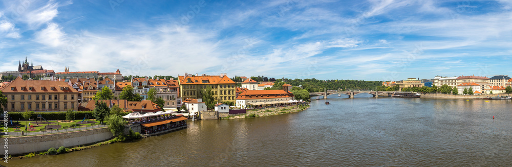 Panoramic view of  Prague