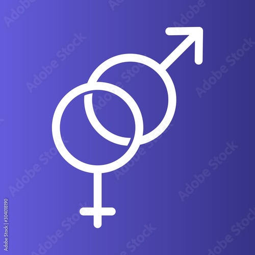 Eye test icon isolated on abstract background