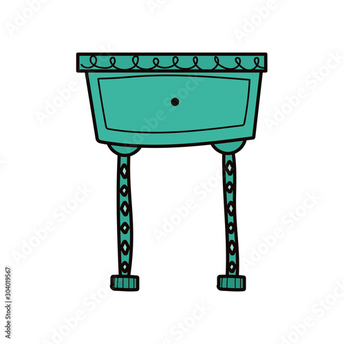 wooden furniture drawer interior object
