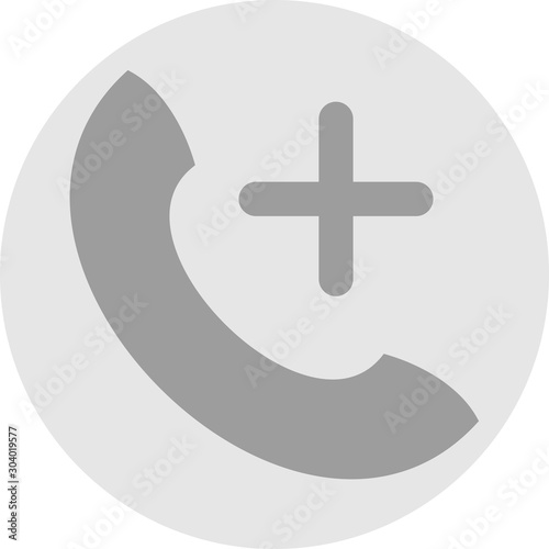 help line icon isolated on abstract background