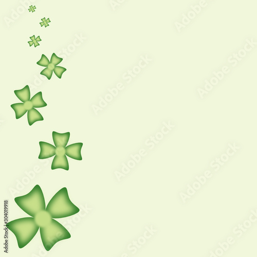 Green background with green flower photo