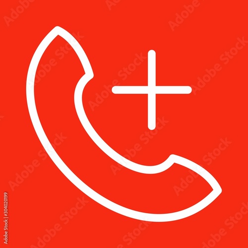 help line icon isolated on abstract background
