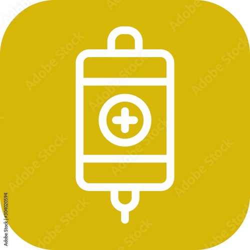 Infuse icon isolated on abstract background