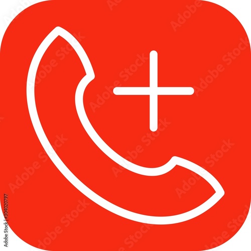 help line icon isolated on abstract background