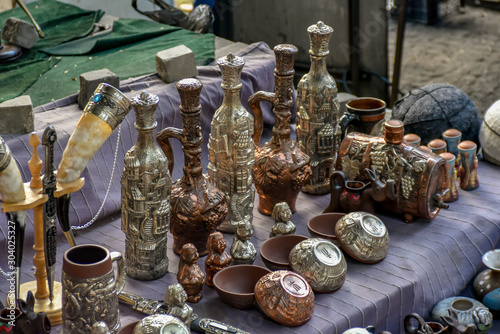 Tbilisi, Republic of Georgia, Tbilisi Flea Market or Dry Bridge Bazaar, October 21, 2019