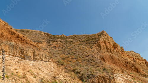 View to the Red Grand Stone Rocks i