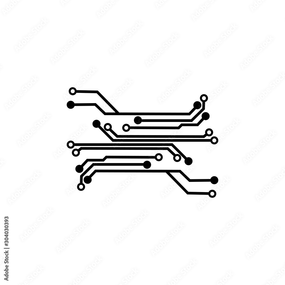 Circuit Logo Template vector Circuit Logo Template vector