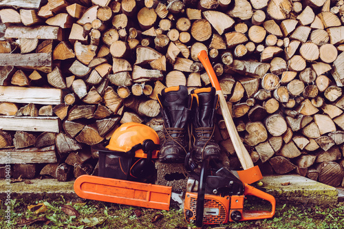 woodcutter equipment - the woodcutter serie photo