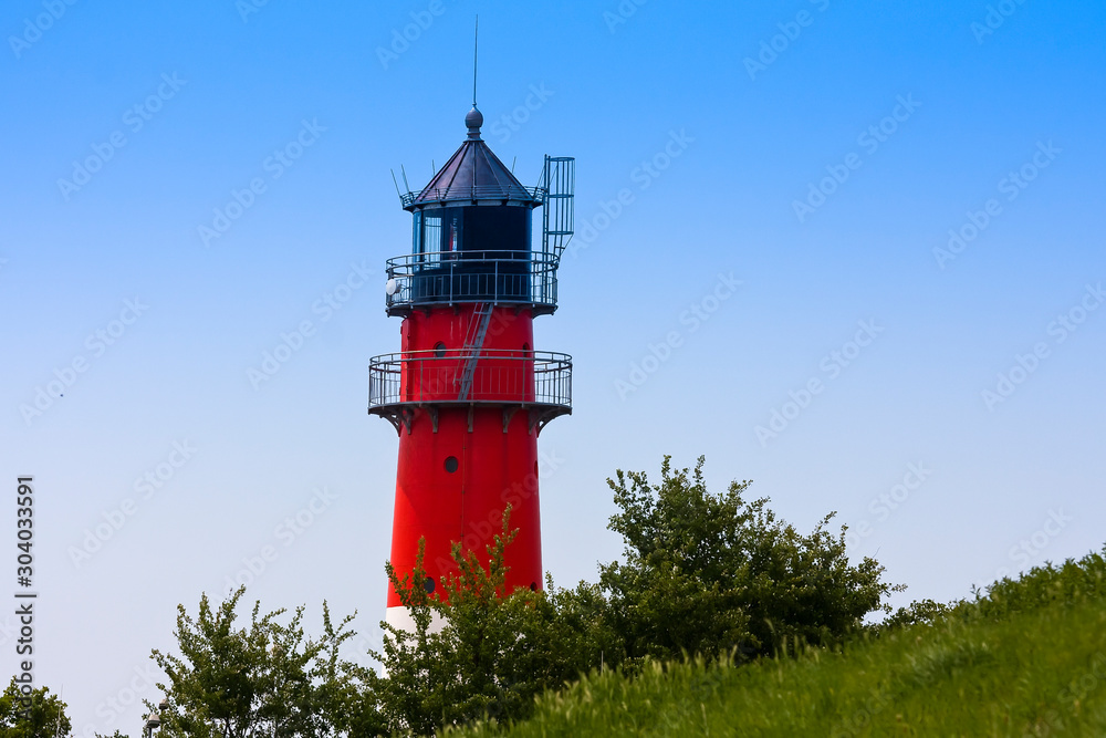 Buesum Lighthouse, Schleswig-Holstein, Germany, Europe