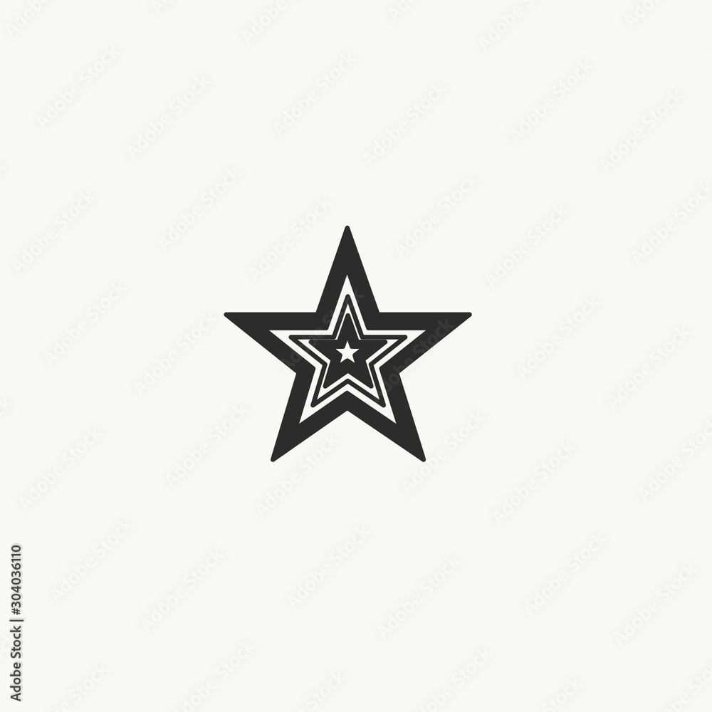 star isolated on white background star isolated on white background