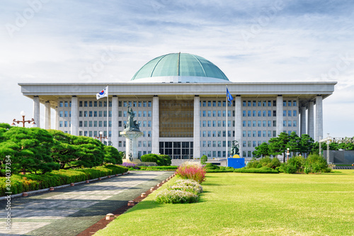 фотографія The National Assembly Proceeding Hall. Seoul, South Korea