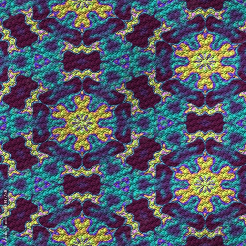 Carpet decoration seamless background tile