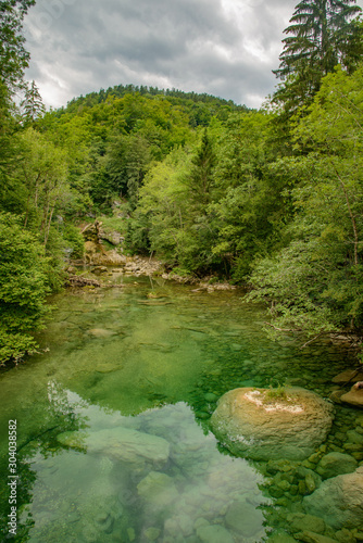 vintgar pass river slovenia