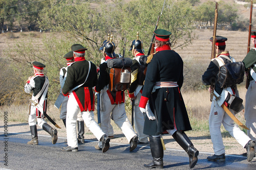 Vászonkép Russian historical uniform  of Crimean War time