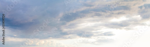 Fototapeta Naklejka Na Ścianę i Meble -  Blue sky clouds background. Beautiful landscape with clouds on sky