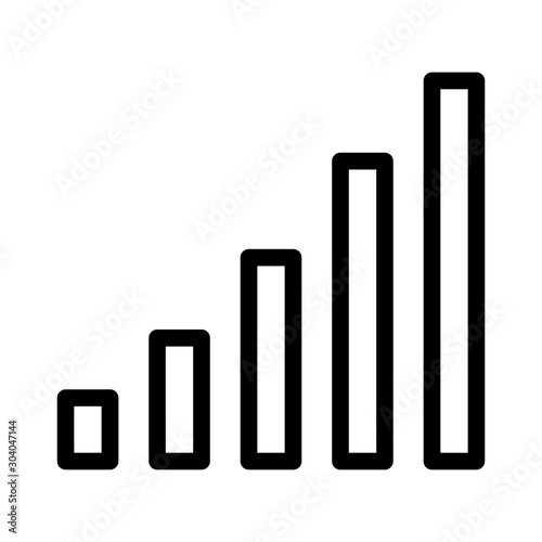 signals icon isolated on background