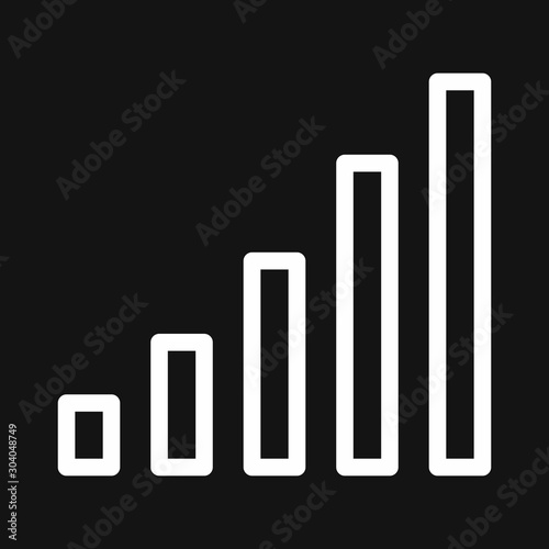 signals icon isolated on background