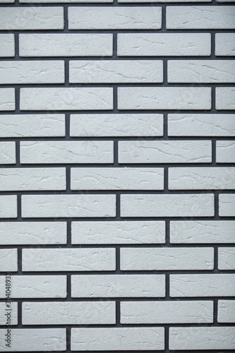 Modern white brick wall texture for background. Abstract, background and interior , exterior concept