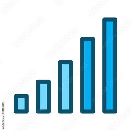 signals icon isolated on background