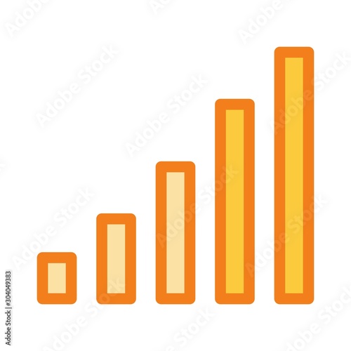 signals icon isolated on background