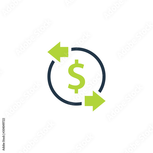 Direct costs outline icon. Clipart image isolated on white background