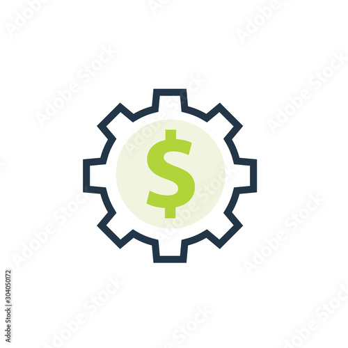 Cost Maintenance icon. Clipart image isolated on white background