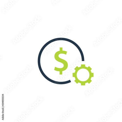 Cost Maintenance icon. Clipart image isolated on white background